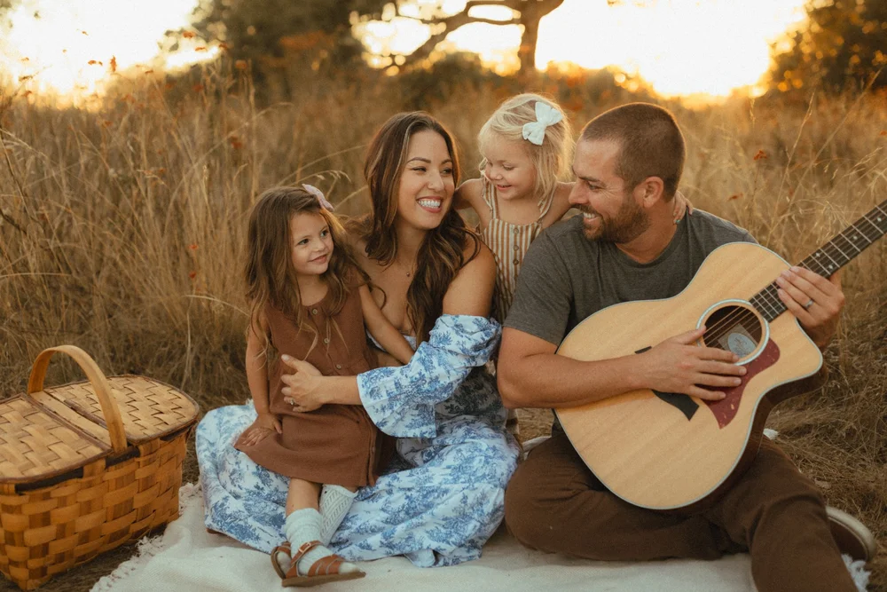 Indoor lifestyle family photography in San Diego